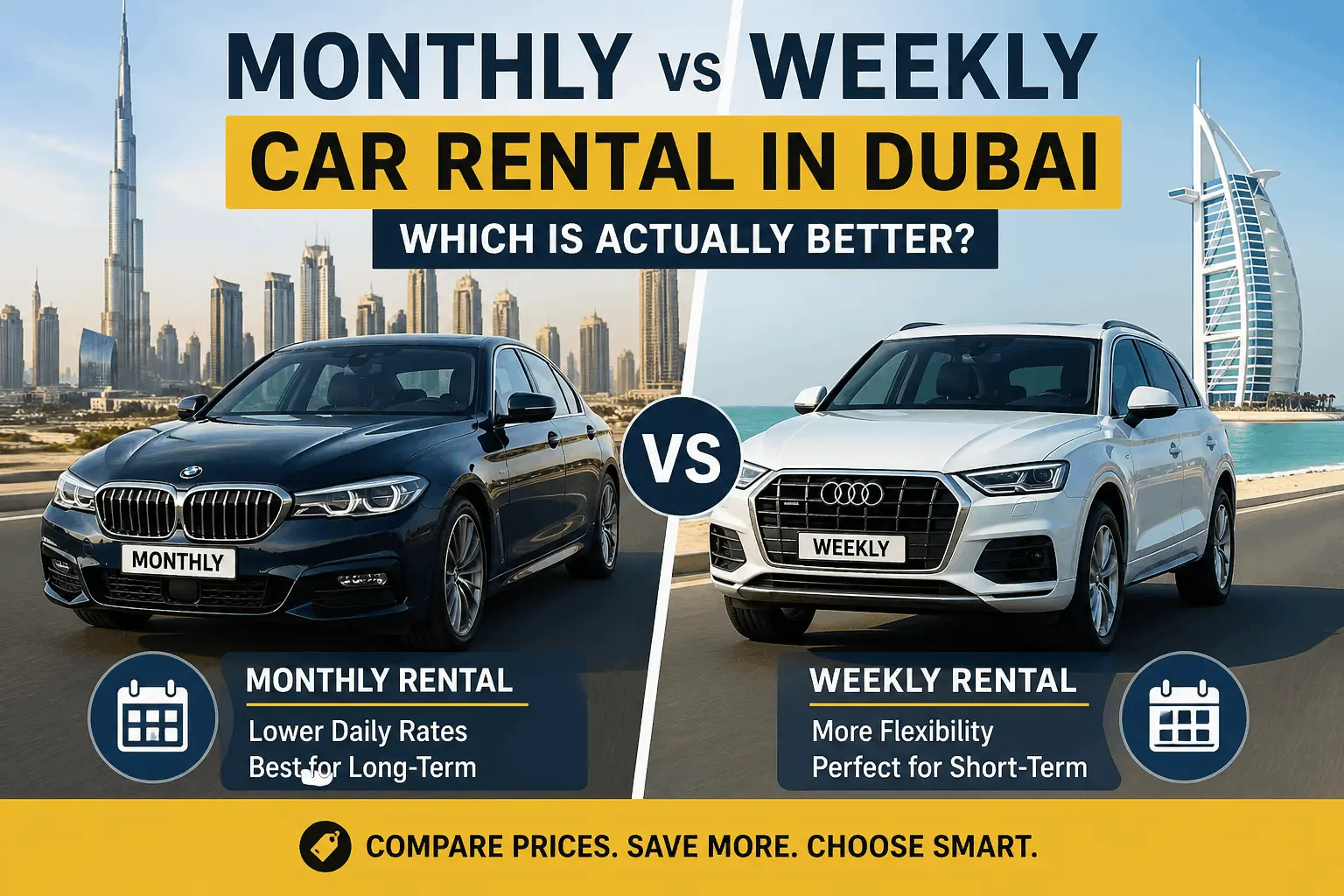 Monthly vs Weekly Car Rental in Dubai – Which Is Actually Better?