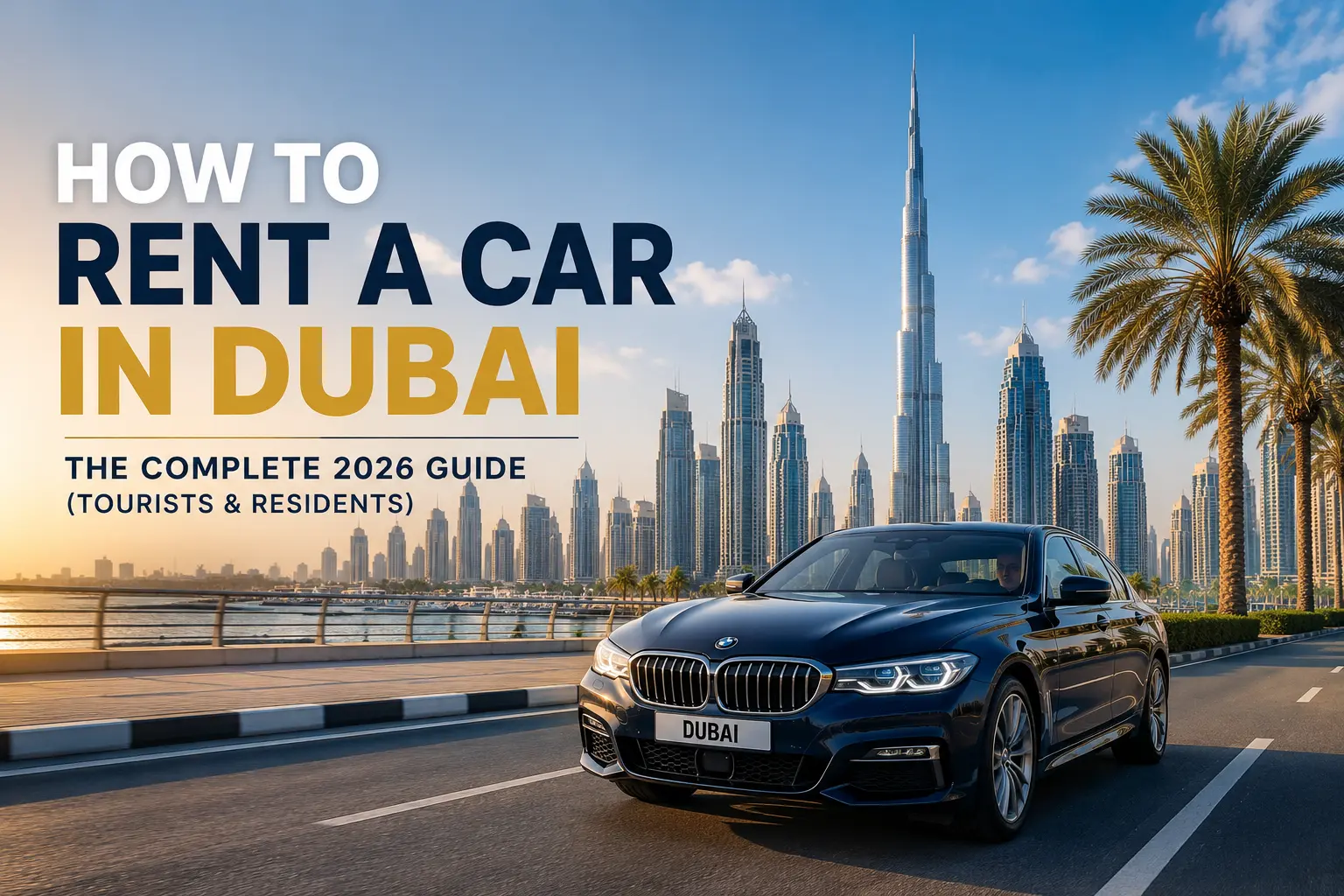 How to Rent a Car in Dubai: The Complete 2026 Guide (Tourists & Residents)