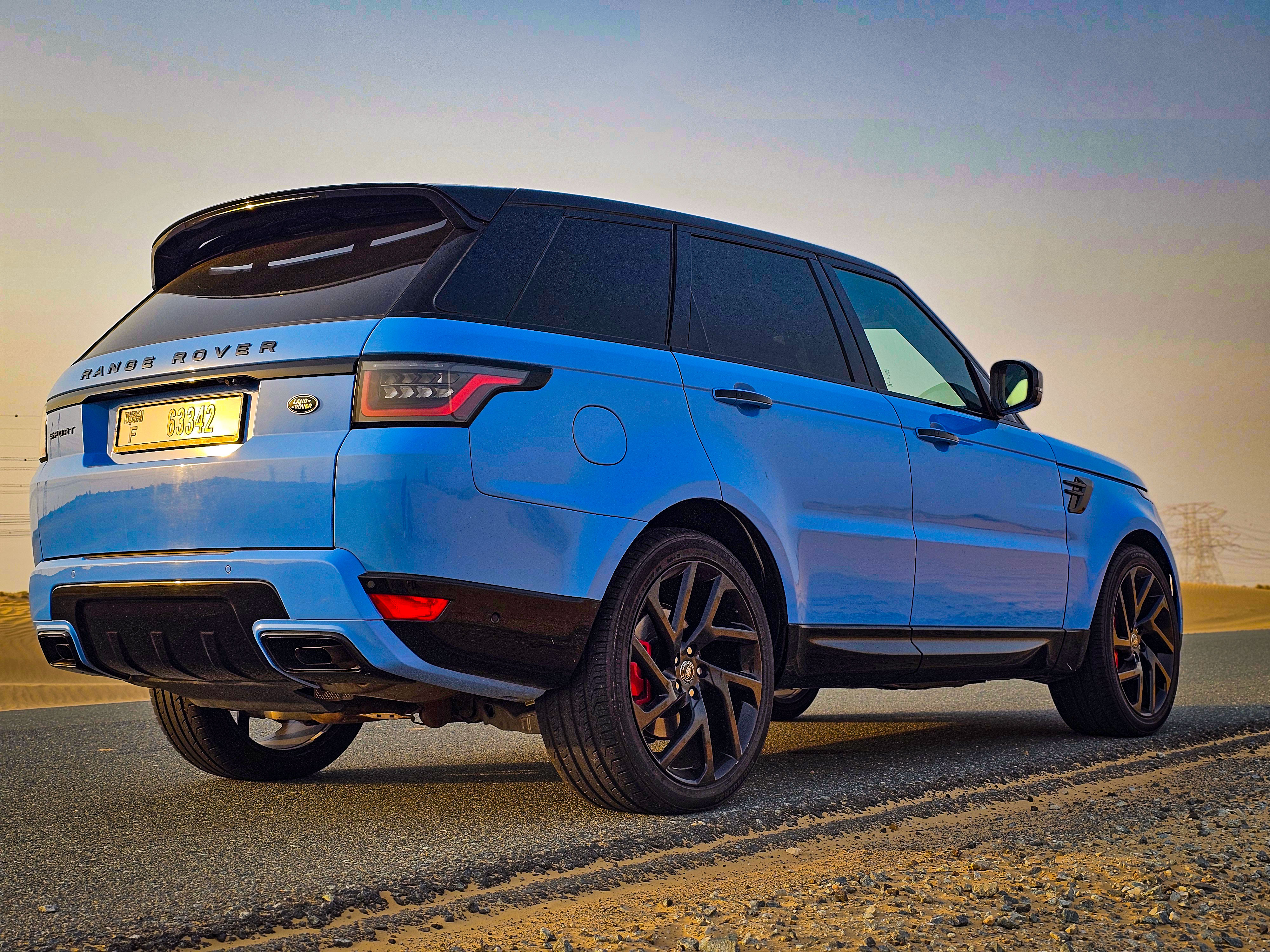 Range Rover		 Sport Blue - Image 4